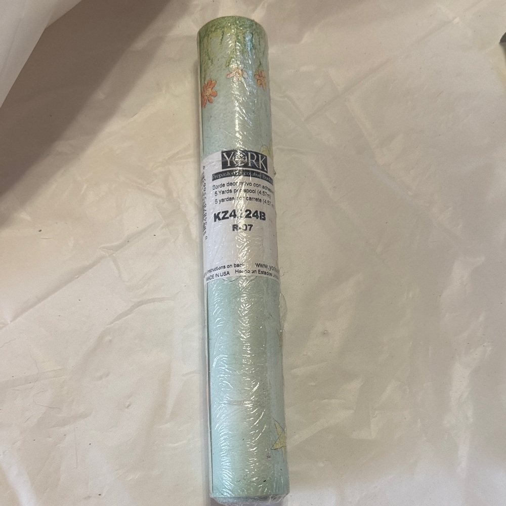 Light Blue Decorative Adhesive Wall Border